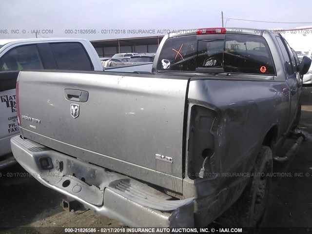 3D7KR28C55G851440 - 2005 DODGE RAM 2500 ST/SLT GRAY photo 4