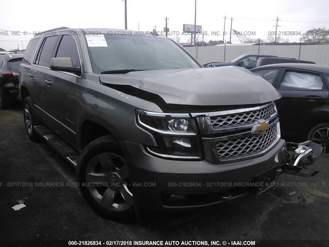 1GNSCBKCXHR247561 - 2017 CHEVROLET TAHOE C1500 LT GRAY photo 1