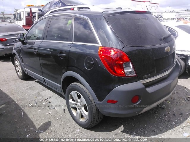 3GNAL2EK1ES521639 - 2014 CHEVROLET CAPTIVA LS 黑色 照片 3