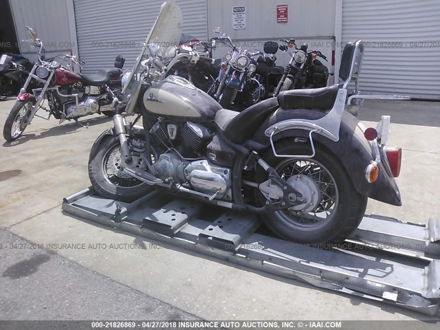 JYAVP11E6YA009482 - 2000 YAMAHA XVS1100 BURGUNDY photo 3