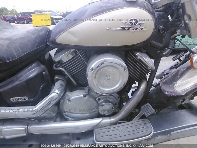 JYAVP11E6YA009482 - 2000 YAMAHA XVS1100 BURGUNDY photo 8