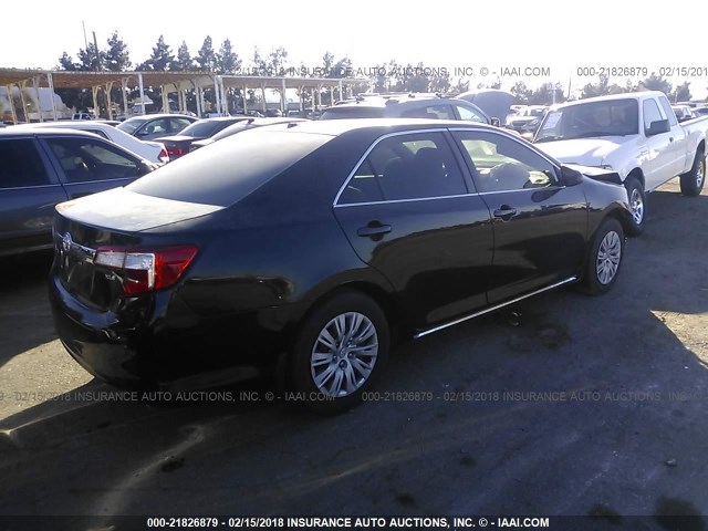 4T4BF1FK5ER383053 - 2014 TOYOTA CAMRY L/SE/LE/XLE 黑色 照片 4