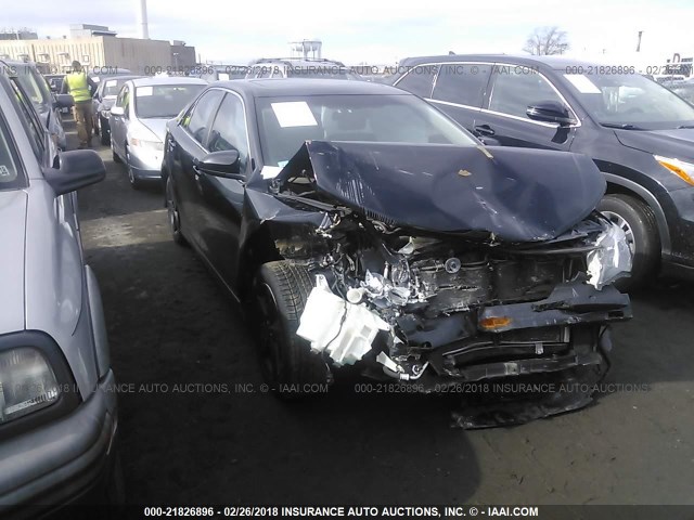 4T1BF1FK4CU121239 - 2012 TOYOTA CAMRY SE/LE/XLE BLACK photo 1