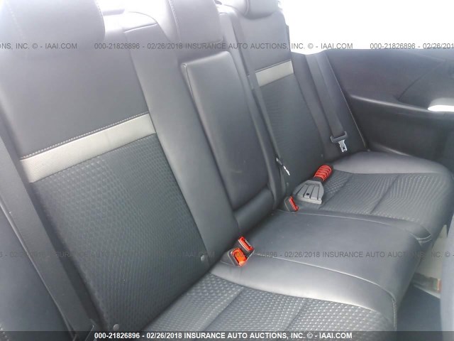 4T1BF1FK4CU121239 - 2012 TOYOTA CAMRY SE/LE/XLE BLACK photo 8