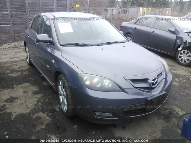 JM1BK344671667547 - 2007 MAZDA 3 HATCHBACK GRAY photo 1