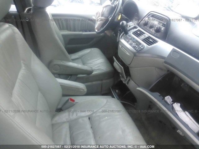 5FNRL38678B404208 - 2008 HONDA ODYSSEY EXL ნაცრისფერი ფოტო 5