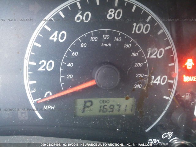 JTDBL40E599070881 - 2009 TOYOTA COROLLA LE/XLE RED photo 7