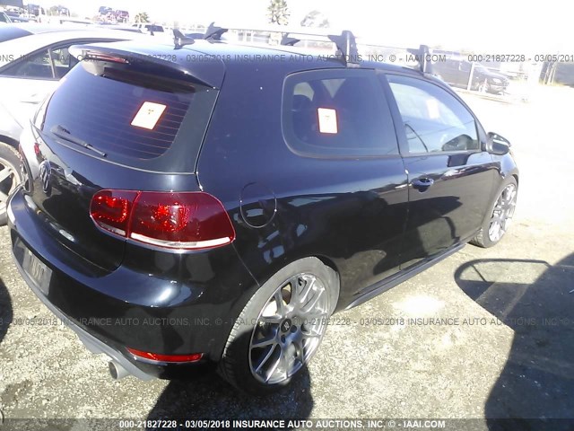 WVWEV7AJ1BW060005 - 2011 VOLKSWAGEN GTI BLACK photo 4