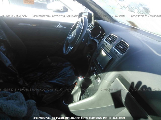 WVWEV7AJ1BW060005 - 2011 VOLKSWAGEN GTI BLACK photo 5