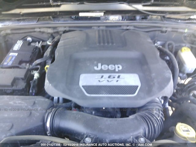 1C4GJWAG4DL687112 - 2013 JEEP WRANGLER SPORT 黑色 照片 10