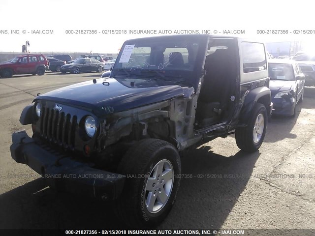 1C4GJWAG4DL687112 - 2013 JEEP WRANGLER SPORT 黑色 照片 2