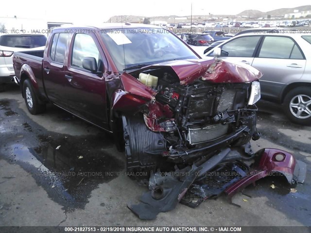 1N6AD0FV6GN771830 - 2016 NISSAN FRONTIER SV/SL BURGUNDY photo 1