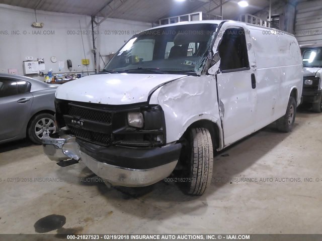 1GCGG25C591139573 - 2009 CHEVROLET EXPRESS G2500  WHITE photo 6