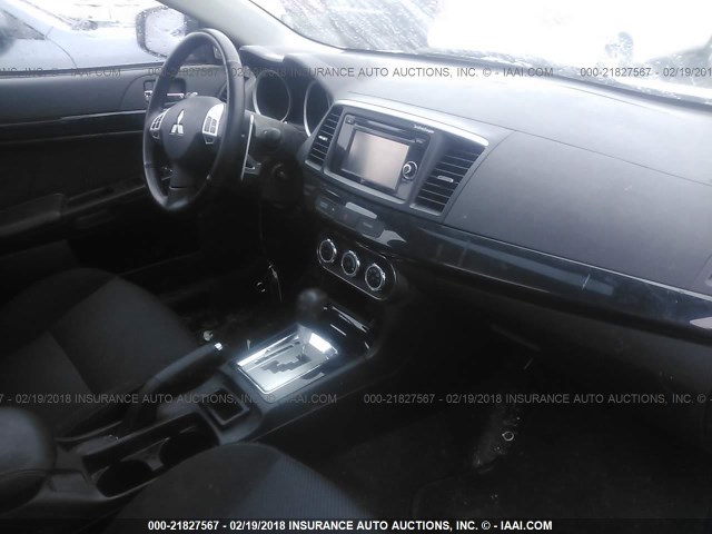 JA32U8FW7FU020866 - 2015 MITSUBISHI LANCER GT WHITE photo 5