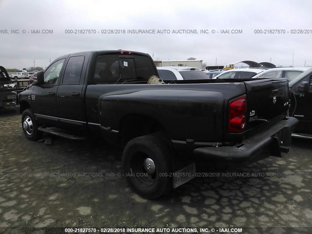 3D7MX48C67G740683 - 2007 DODGE RAM 3500 ST/SLT BLACK photo 3