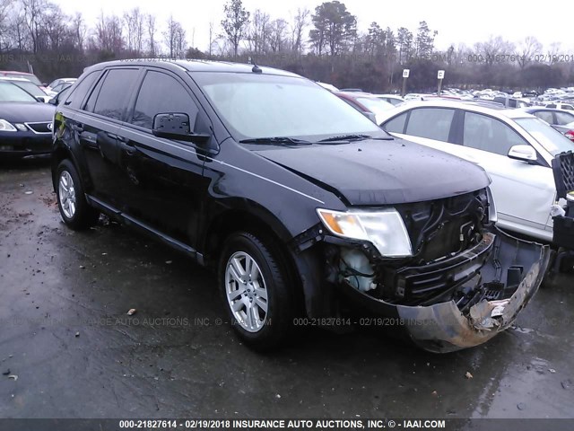 2FMDK36C98BA24026 - 2008 FORD EDGE SE BLACK photo 1