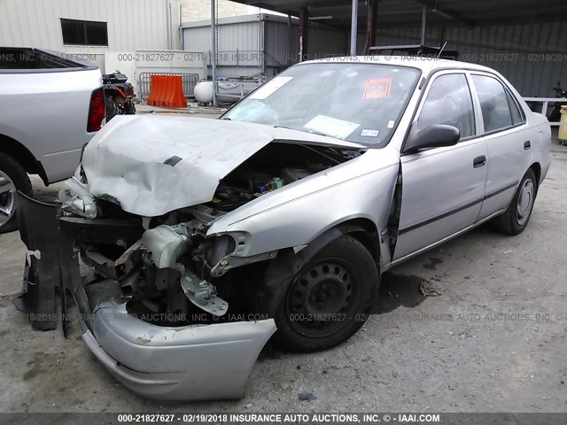 2T1BR12E8YC338101 - 2000 TOYOTA COROLLA VE/CE/LE SILVER photo 2