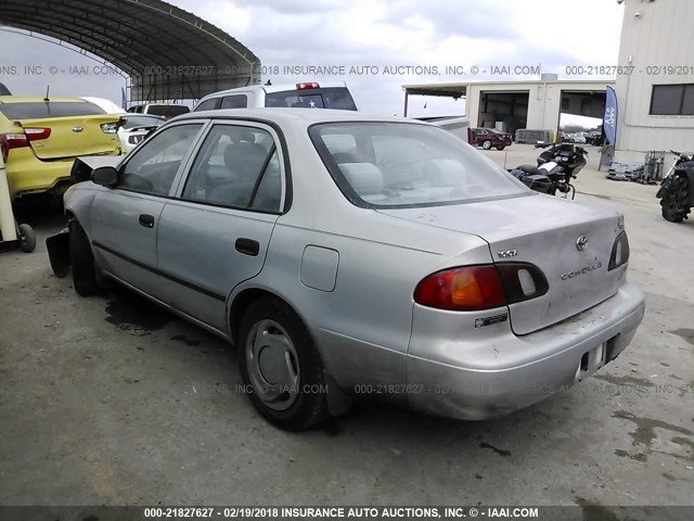 2T1BR12E8YC338101 - 2000 TOYOTA COROLLA VE/CE/LE SILVER photo 3