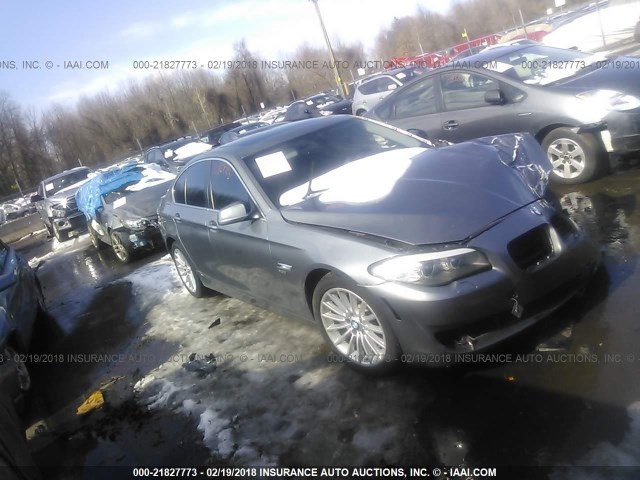 WBAFU7C56BC869540 - 2011 BMW 535 XI GRAY photo 1