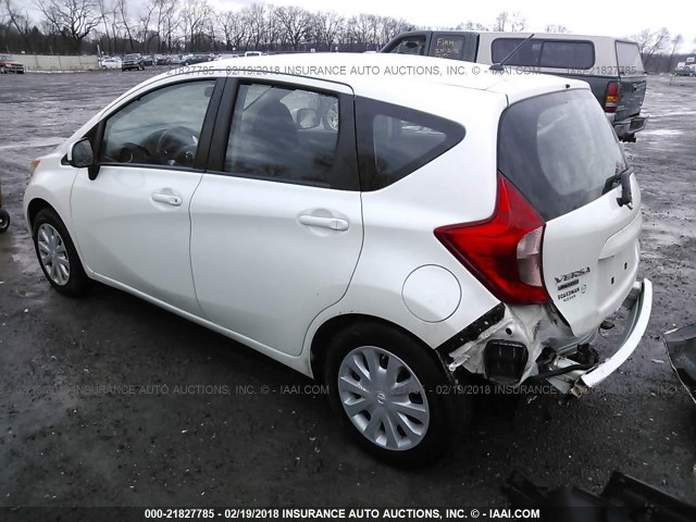 3N1CE2CP0EL397564 - 2014 NISSAN VERSA NOTE S/S PLUS/SV/SL WHITE photo 3