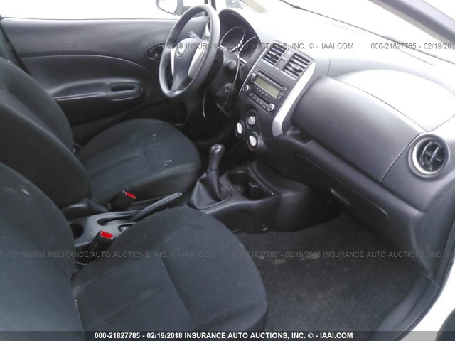 3N1CE2CP0EL397564 - 2014 NISSAN VERSA NOTE S/S PLUS/SV/SL WHITE photo 5