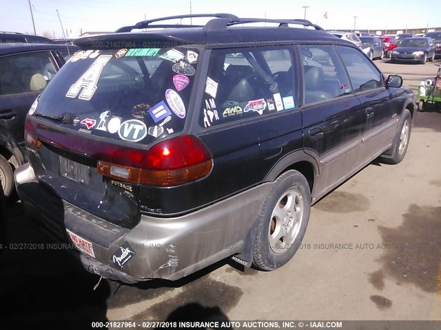 4S3BG6850X7614457 - 1999 SUBARU LEGACY OUTBACK/SSV/LIMITED/30TH BLACK photo 4