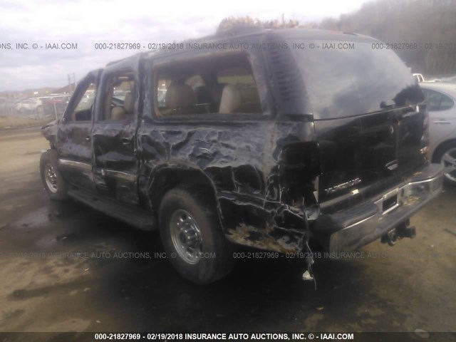 3GKGK26GX5G247834 - 2005 GMC YUKON XL K2500 BLACK photo 3