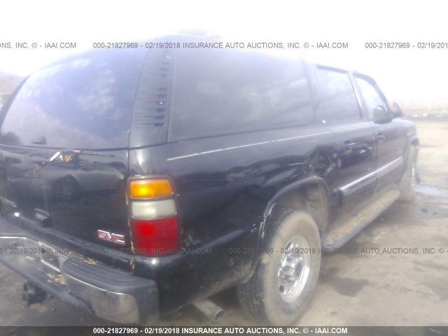 3GKGK26GX5G247834 - 2005 GMC YUKON XL K2500 BLACK photo 4