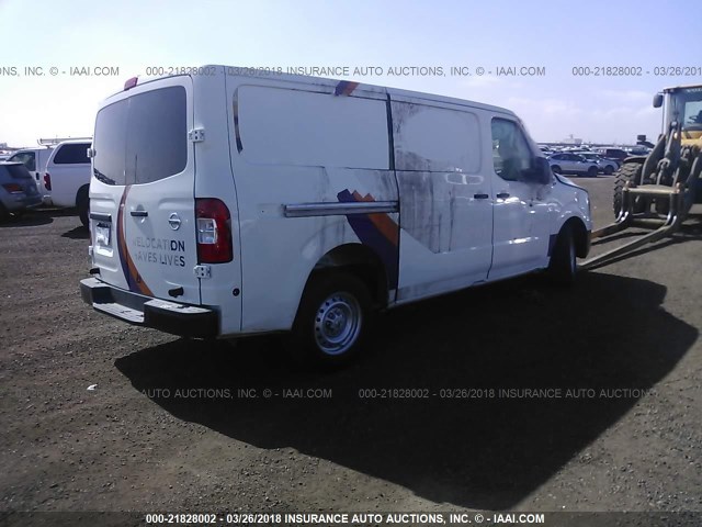 1N6BF0KY8HN803063 - 2017 NISSAN NV 1500 S/SV/2500 S/SV/SL WHITE photo 4