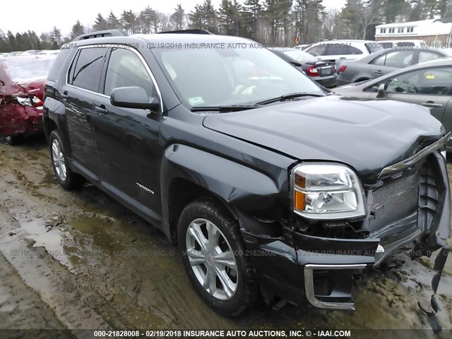 2GKFLTEK0H6202860 - 2017 GMC TERRAIN SLE Dark Blue photo 1