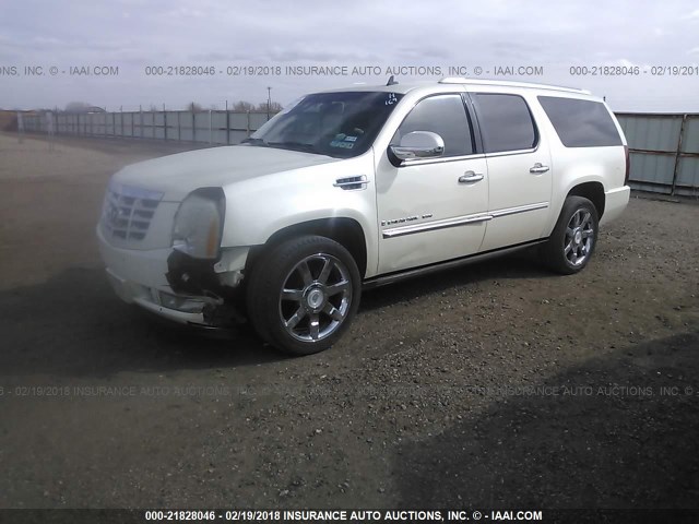 1GYFK66807R343914 - 2007 CADILLAC ESCALADE ESV WHITE photo 2