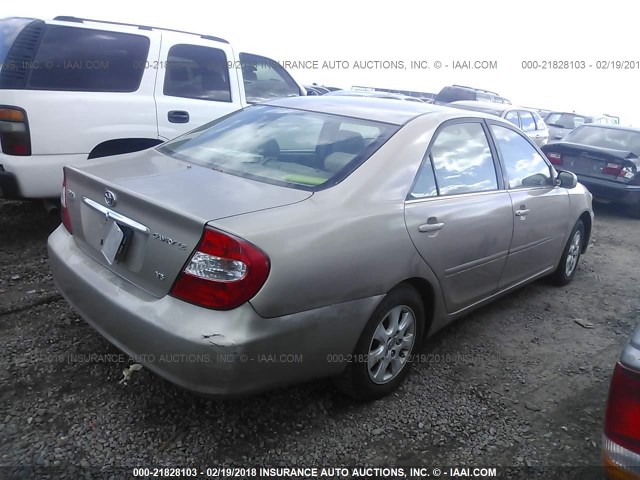JTDBF32K330104106 - 2003 TOYOTA CAMRY LE/XLE Gold Foto 4
