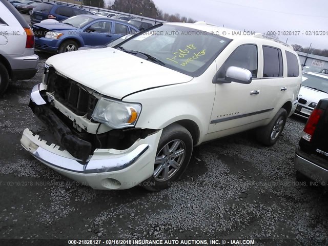 1A8HX58207F510320 - 2007 CHRYSLER ASPEN LIMITED WHITE photo 2