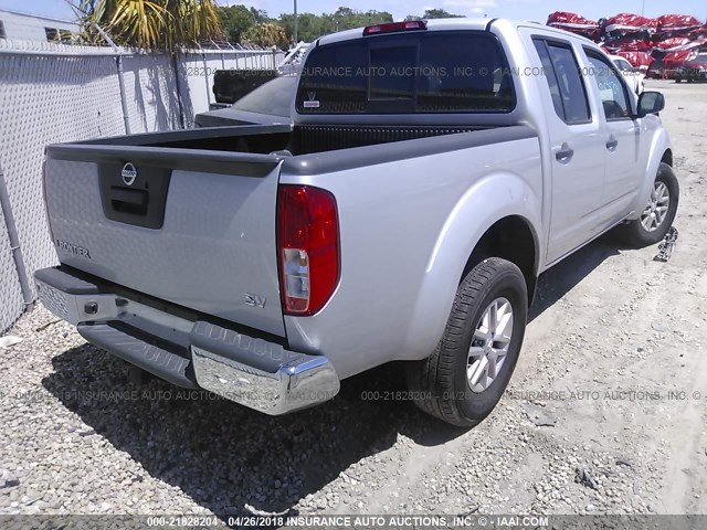 1N6AD0ER0GN796808 - 2016 NISSAN FRONTIER S/SV/SL/PRO-4X SILVER photo 4