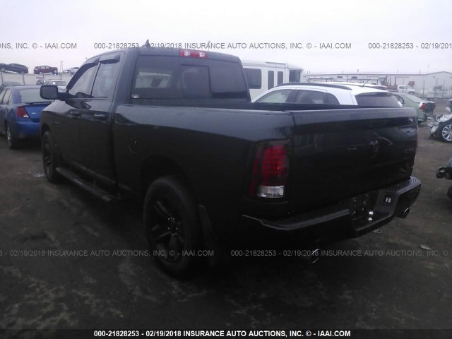 1C6RR7HT5GS103523 - 2016 RAM 1500 SPORT BLACK photo 3