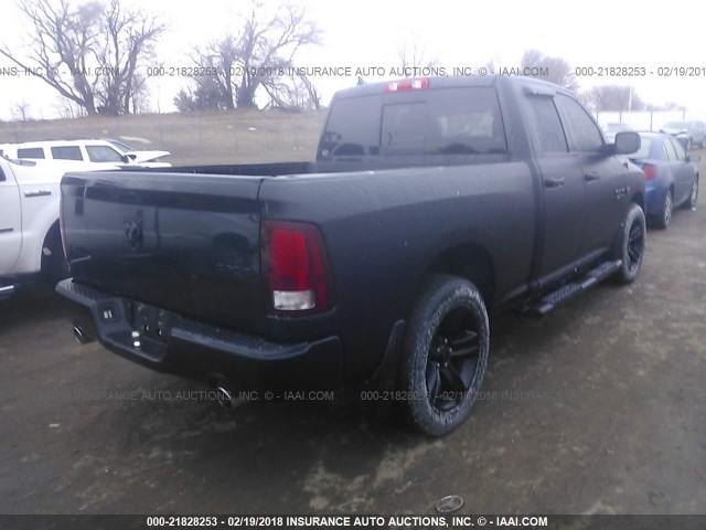 1C6RR7HT5GS103523 - 2016 RAM 1500 SPORT BLACK photo 4