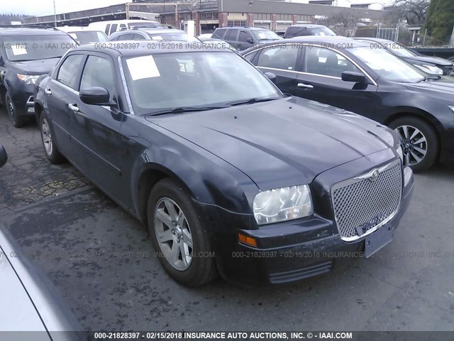 2C3LA43R86H308151 - 2006 CHRYSLER 300 BLACK photo 1