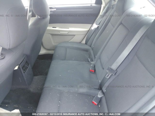 2C3LA43R86H308151 - 2006 CHRYSLER 300 BLACK photo 8