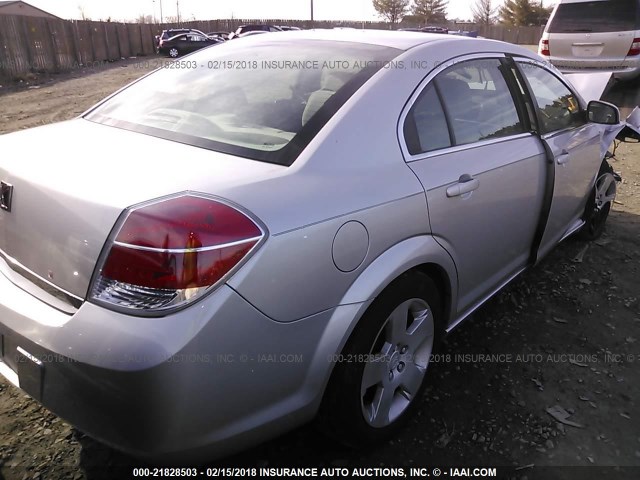 1G8ZS57B59F164841 - 2009 SATURN AURA XE SILVER photo 4