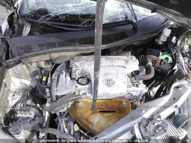 4T1BF1FK9CU038437 - 2012 TOYOTA CAMRY SE/LE/XLE 银色 照片 10