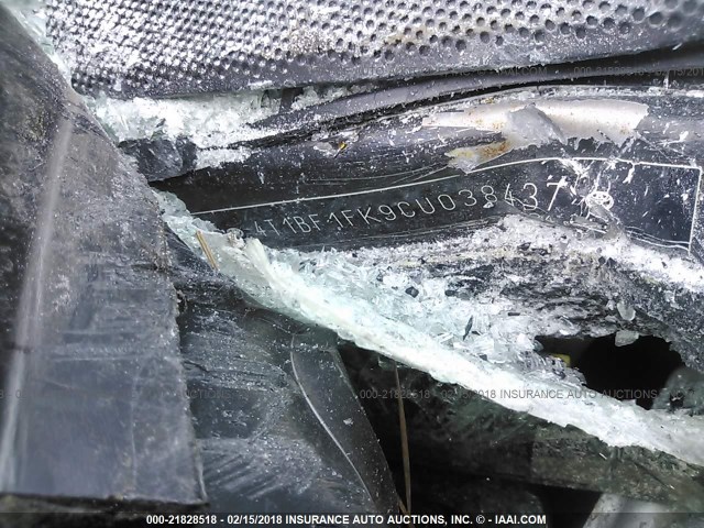 4T1BF1FK9CU038437 - 2012 TOYOTA CAMRY SE/LE/XLE 银色 照片 9