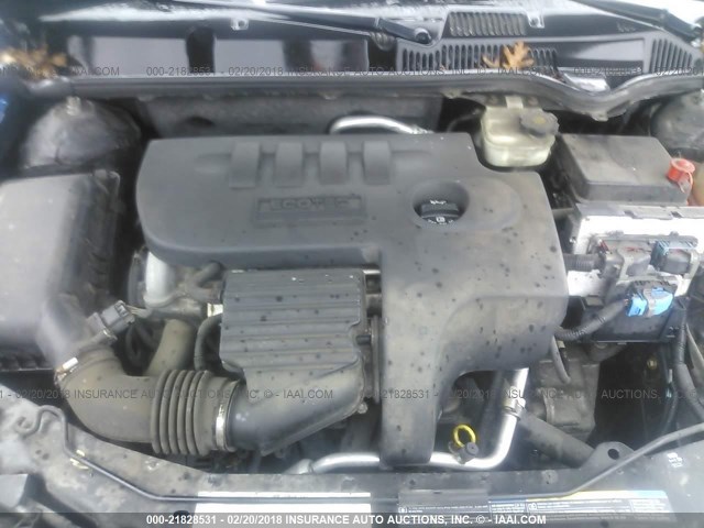 1G8AJ55F26Z105973 - 2006 SATURN ION LEVEL 2 BLUE photo 10