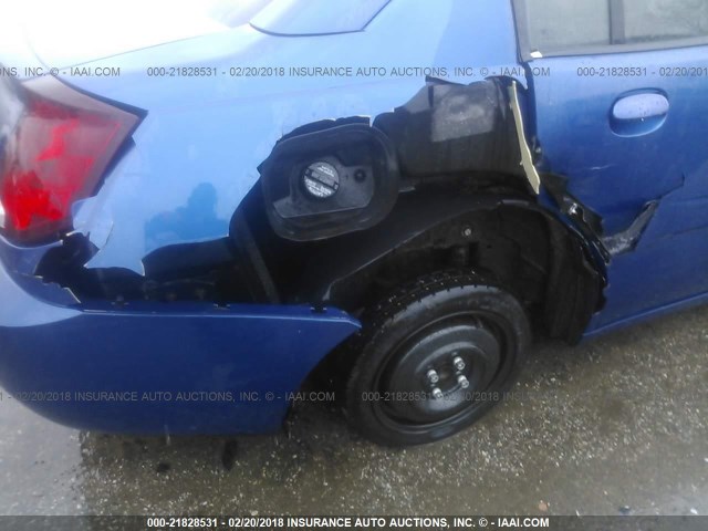1G8AJ55F26Z105973 - 2006 SATURN ION LEVEL 2 BLUE photo 6
