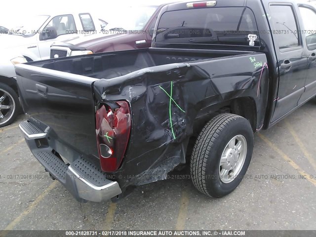 1GCCS33E388220956 - 2008 CHEVROLET COLORADO LT BLACK photo 6