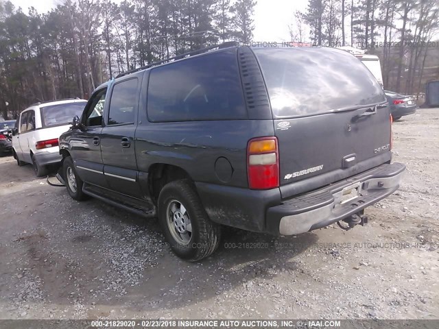 3GNFK16Z73G151876 - 2003 CHEVROLET SUBURBAN K1500 GRAY photo 3