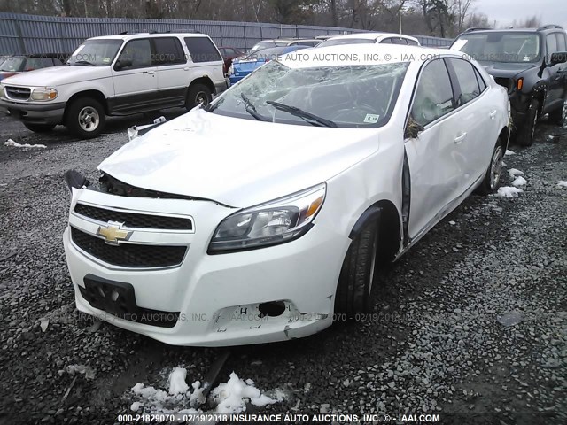 1G11B5SA4DF227558 - 2013 CHEVROLET MALIBU LS თეთრი ფოტო 2