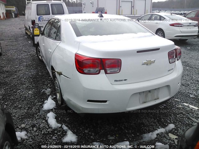 1G11B5SA4DF227558 - 2013 CHEVROLET MALIBU LS თეთრი ფოტო 3