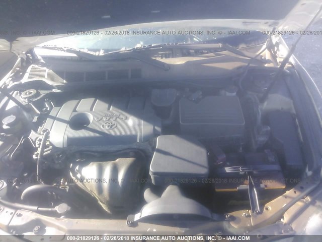 4T1BF3EK3AU522131 - 2010 TOYOTA CAMRY SE/LE/XLE WHITE photo 10