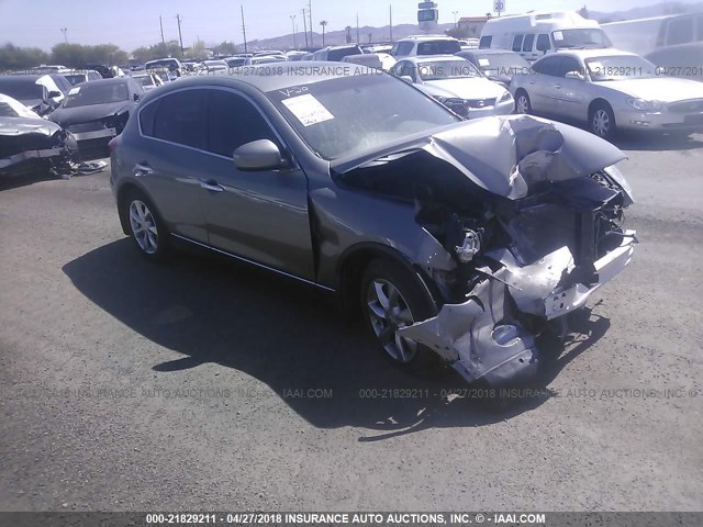 JNKAJ09F78M354674 - 2008 INFINITI EX35 JOURNEY GRAY photo 1