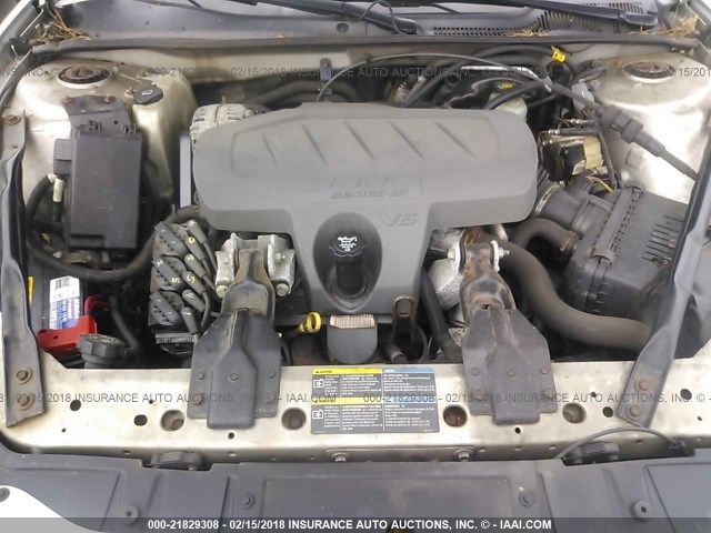 2G2WP582161143341 - 2006 PONTIAC GRAND PRIX SILVER photo 10